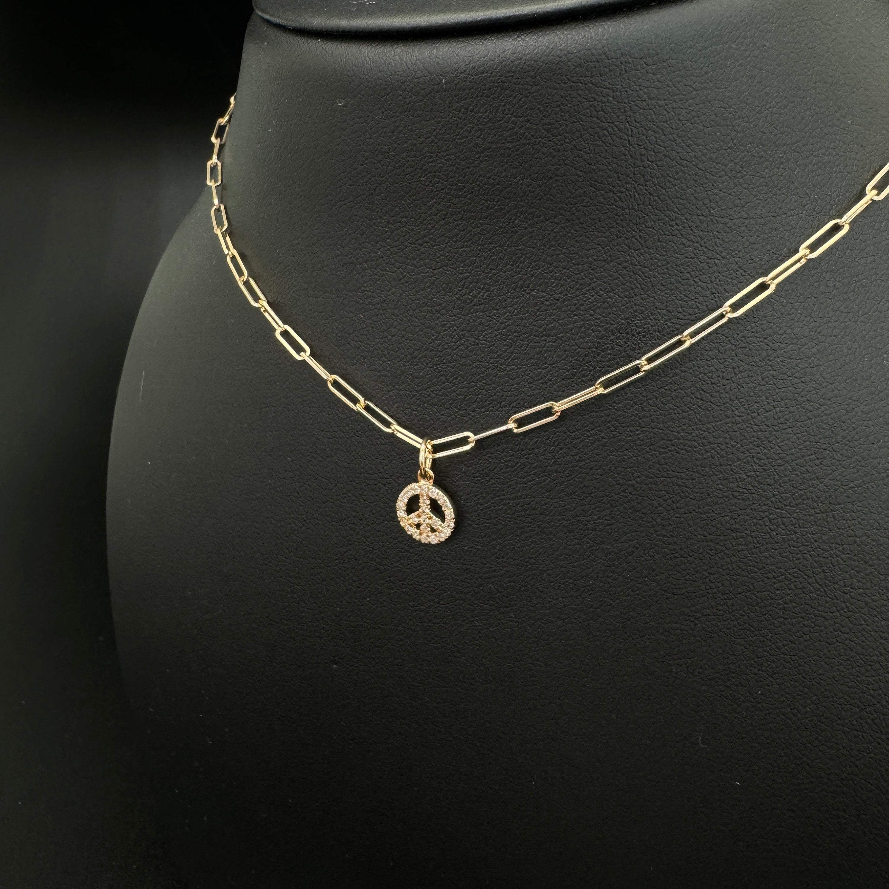 Diamond Peace Charm