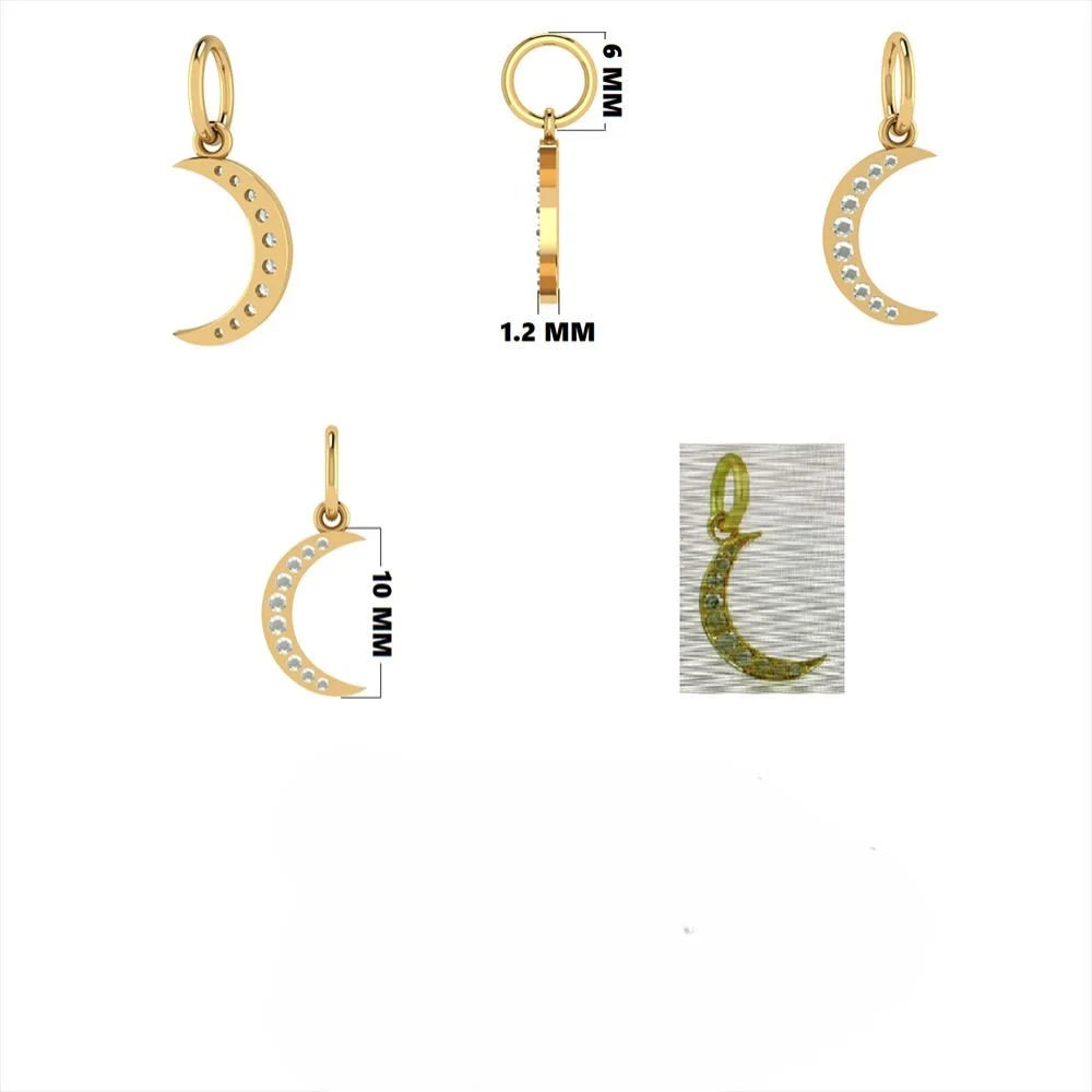 Crescent Moon Charm