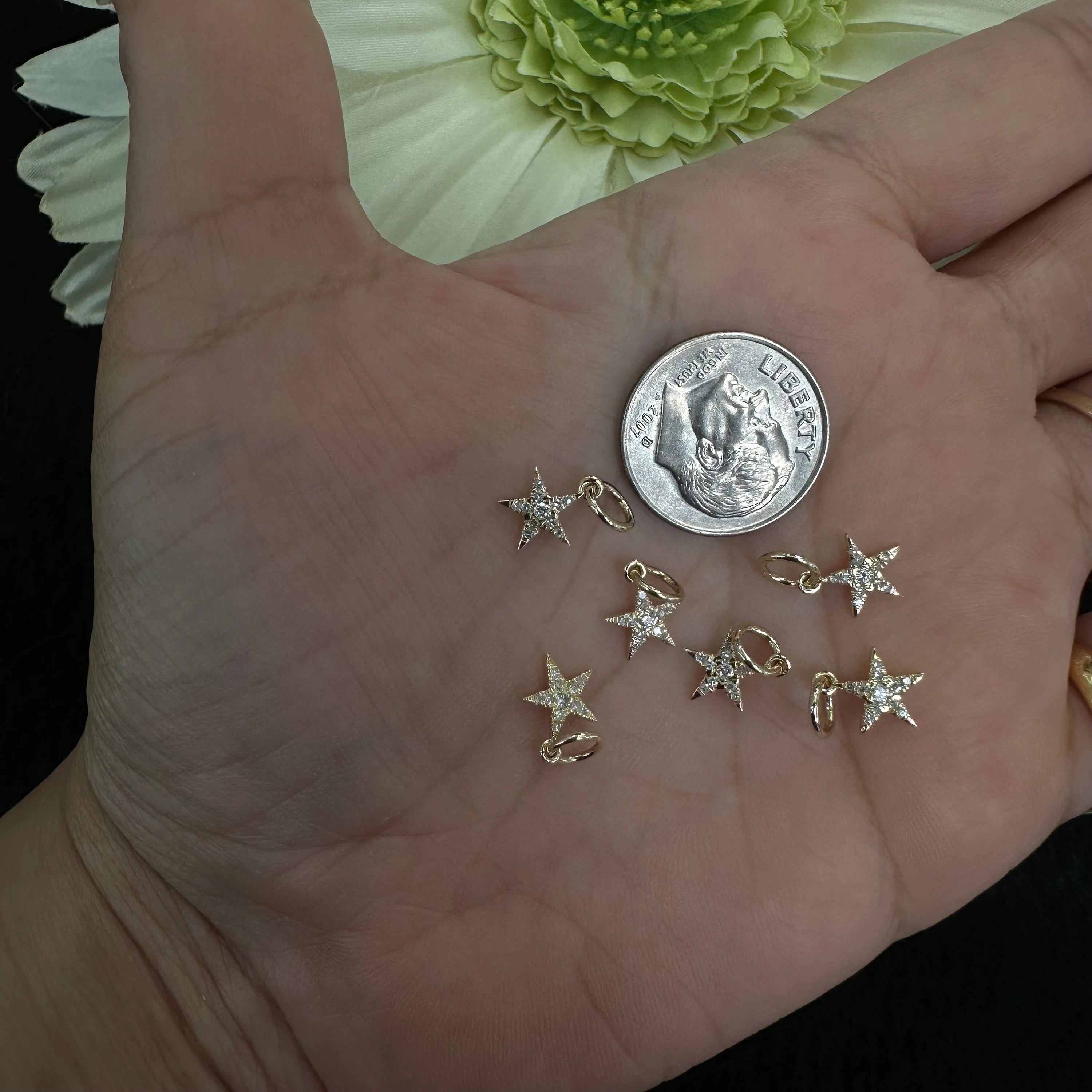 Diamond Star Charm