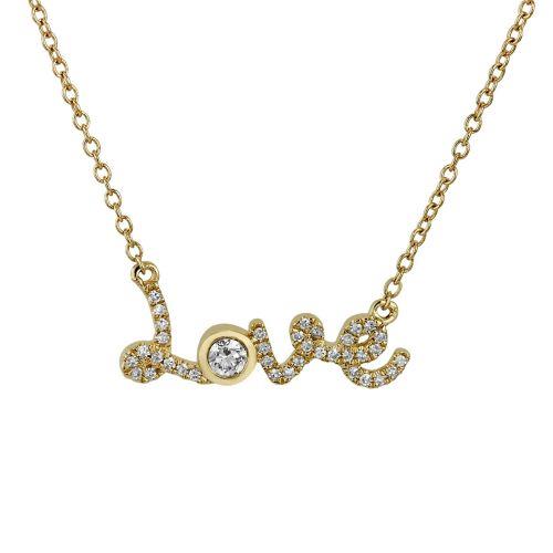 Diamond Love Necklace