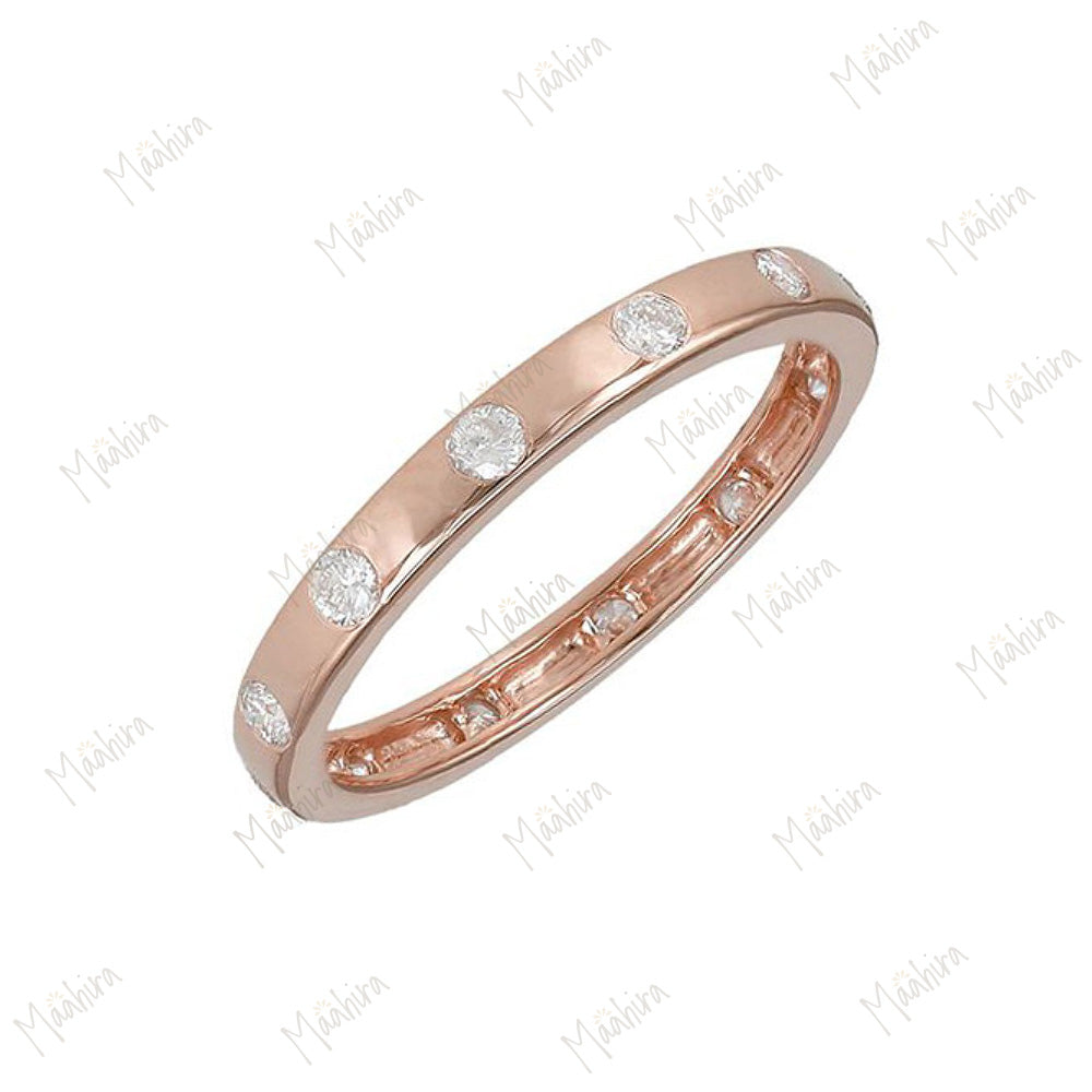 Diamond Band Ring in US Size 7