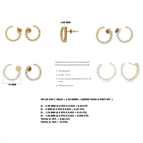 White Gold Diamond Earrings