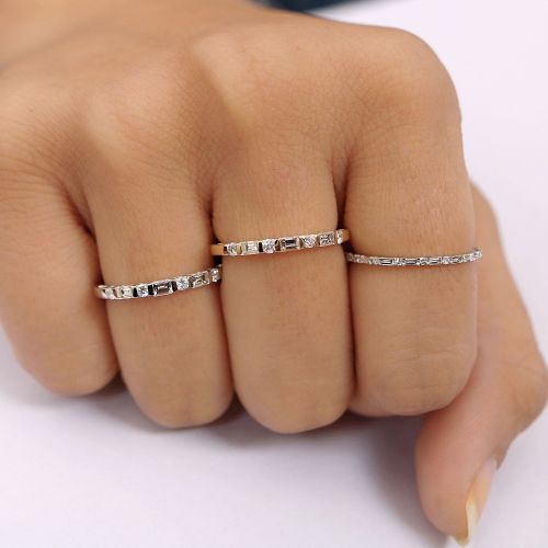 Seven Solitaire Ring
