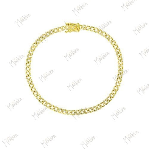 Diamond Cuban Link Bracelet 6.5"