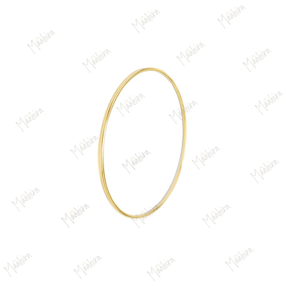 Gold Tube Bangle For Her 2.20mm