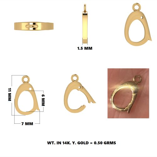 Gold Enhancer Bail