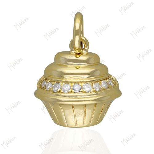 Diamond Cupcake Charm