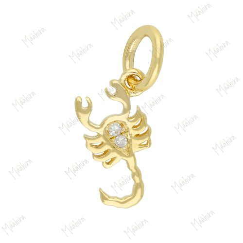 Diamond Scorpio Charm