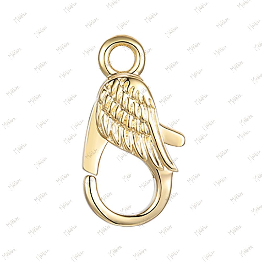 Wings Lobster Claw Clasp 12x7.85mm