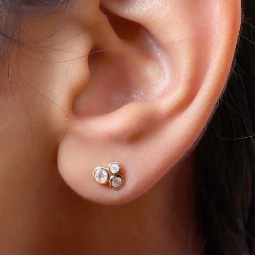 Diamond Studs 6x7mm