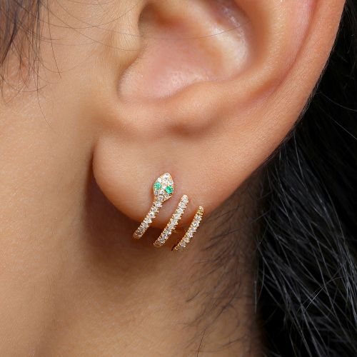Diamond Snake Ear Tops