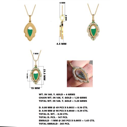 Diamond Shaker Necklace