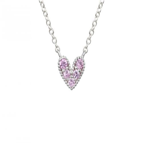 Sapphire Heart Necklace