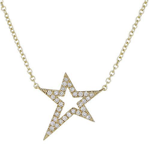 Diamond Star Pendant Necklace