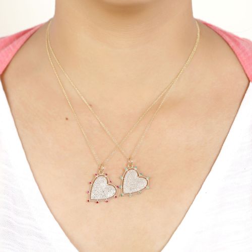 Tilted Heart Pendant