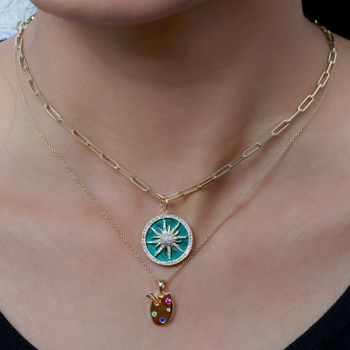 Golden Palette Pendant