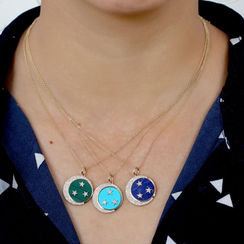 Lapis Star Pendant 20mm