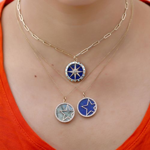 Lapis Star Pendant
