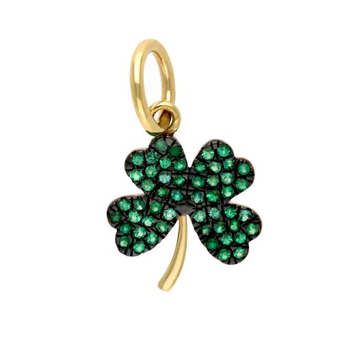Diamond Clover Pendant