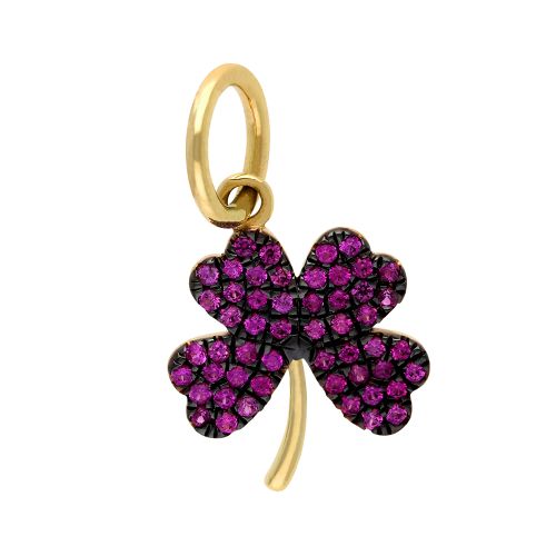 Diamond Clover Pendant