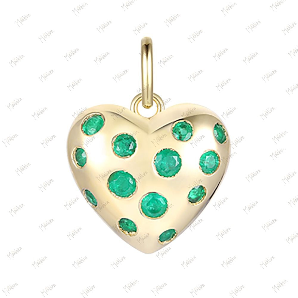 Emerald Heart Pendant