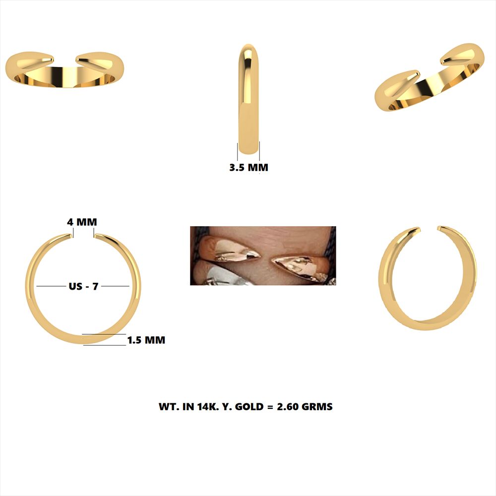 Yellow Gold Open Ring