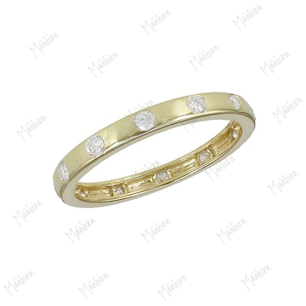 Diamond Band Ring in US Size 7