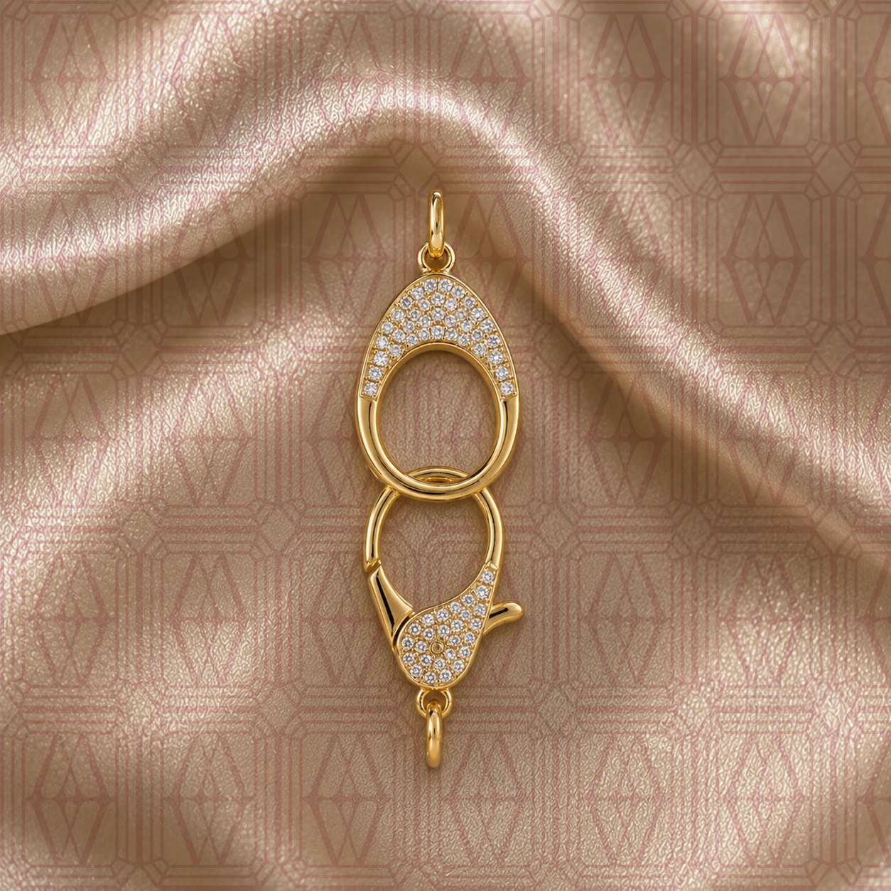 Diamond Lobster Lock 10x18mm