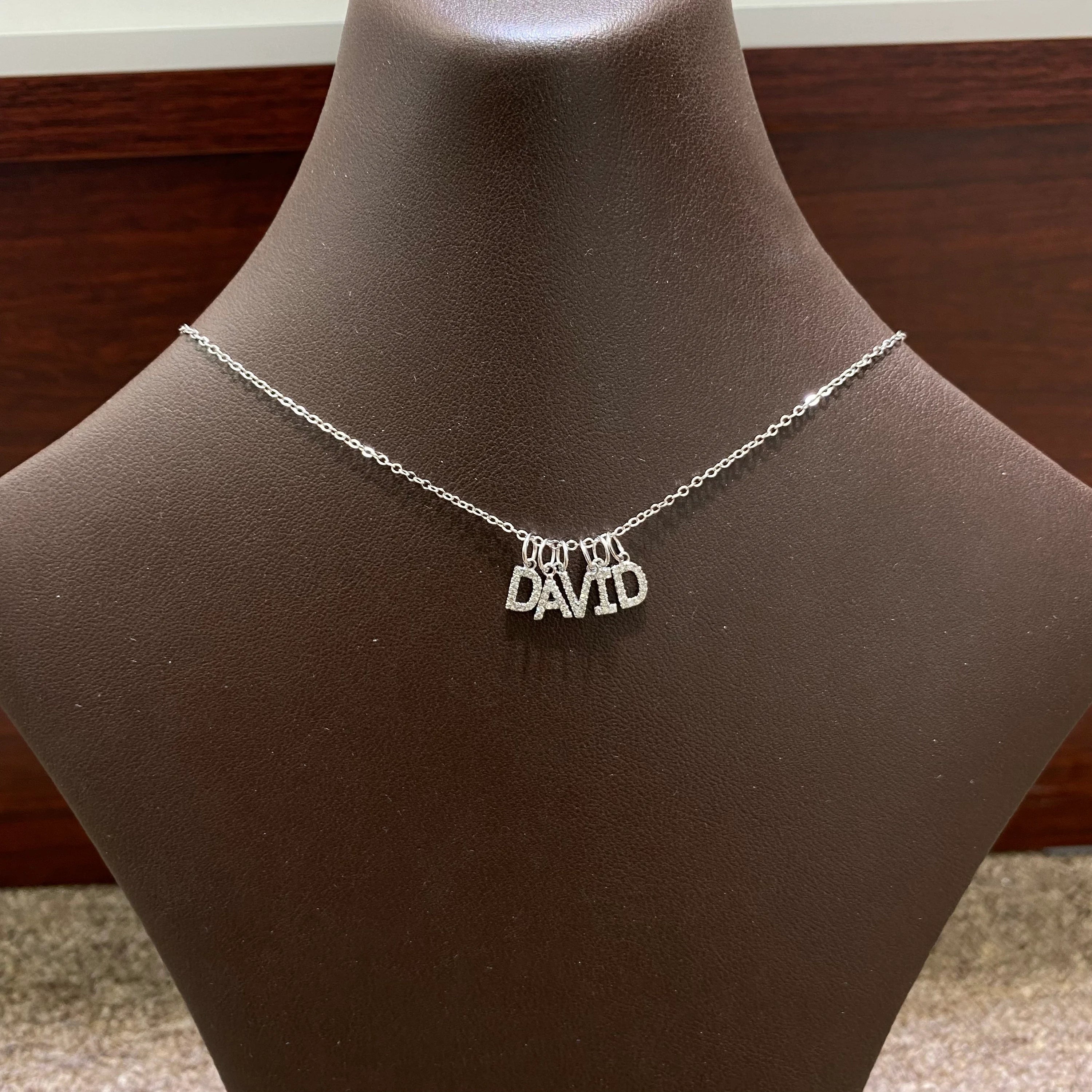 "D" Diamond Charm