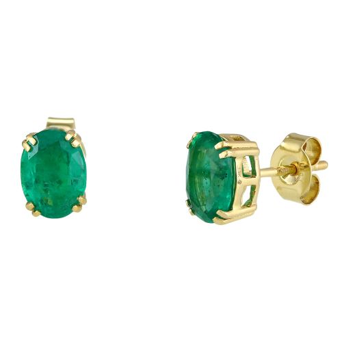 Oval Cut Diamond Earring