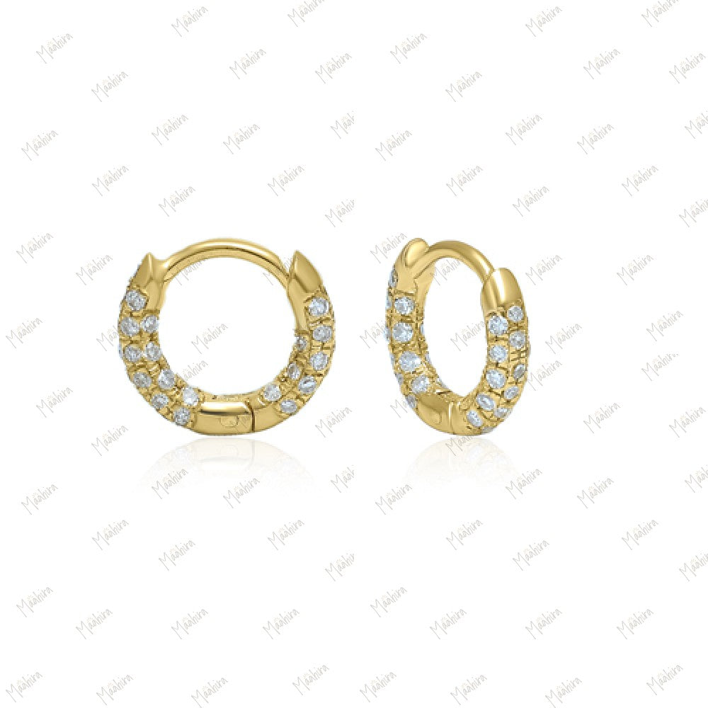 Diamond Huggies 9.50mm