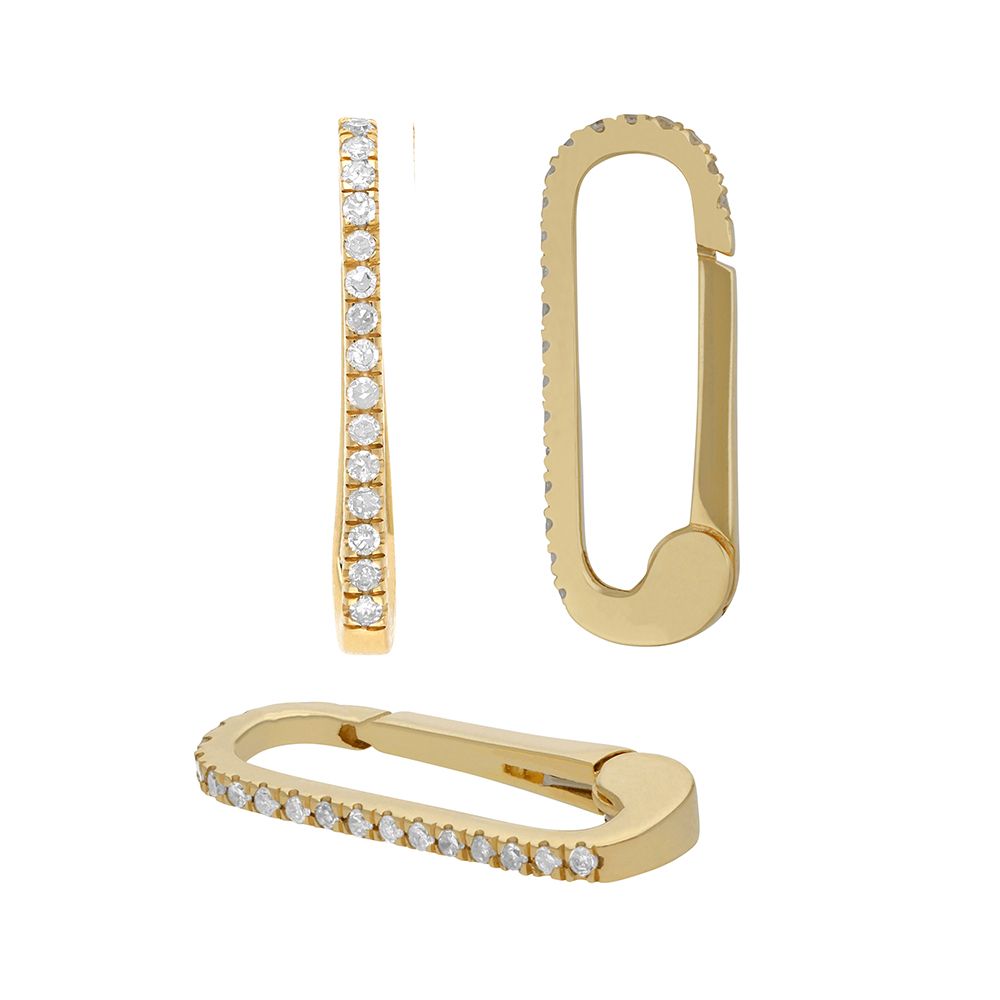 Diamond Studded Gold Lock