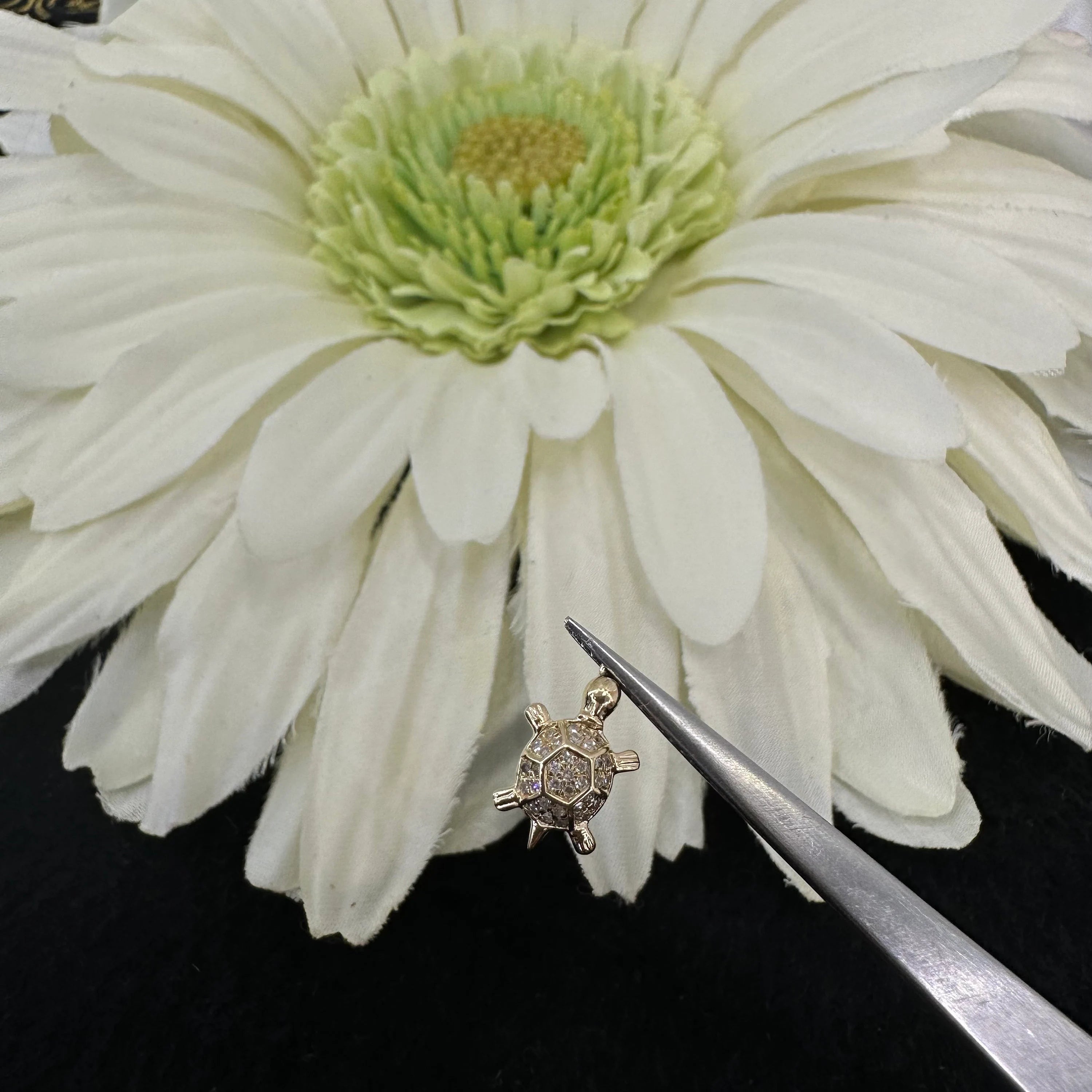 Diamond Turtle Charm