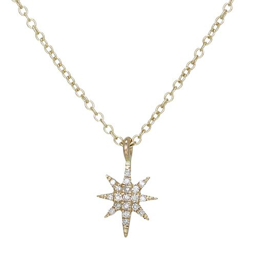 Diamond Star Pendant Necklace