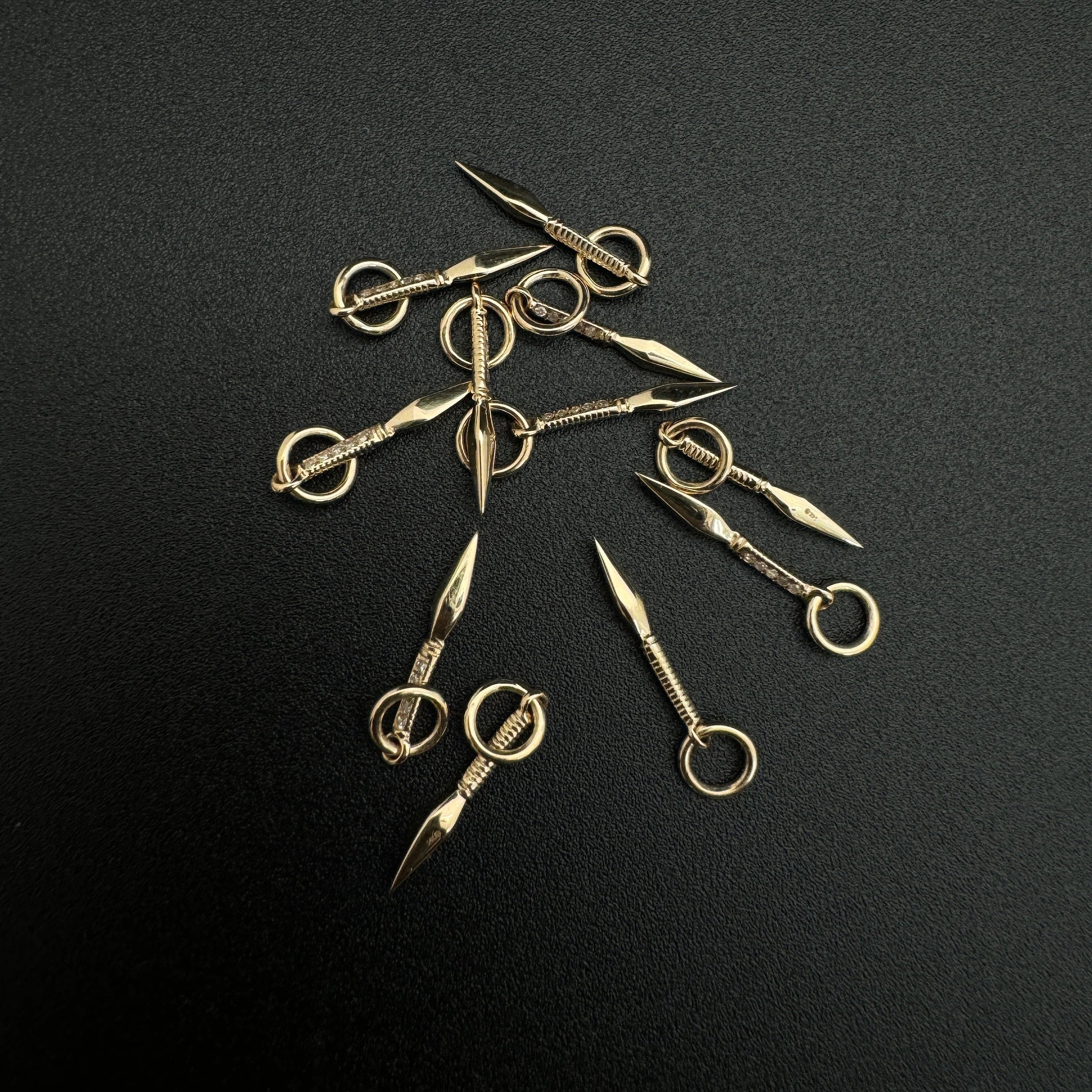 Diamond Dagger Charm 16mm