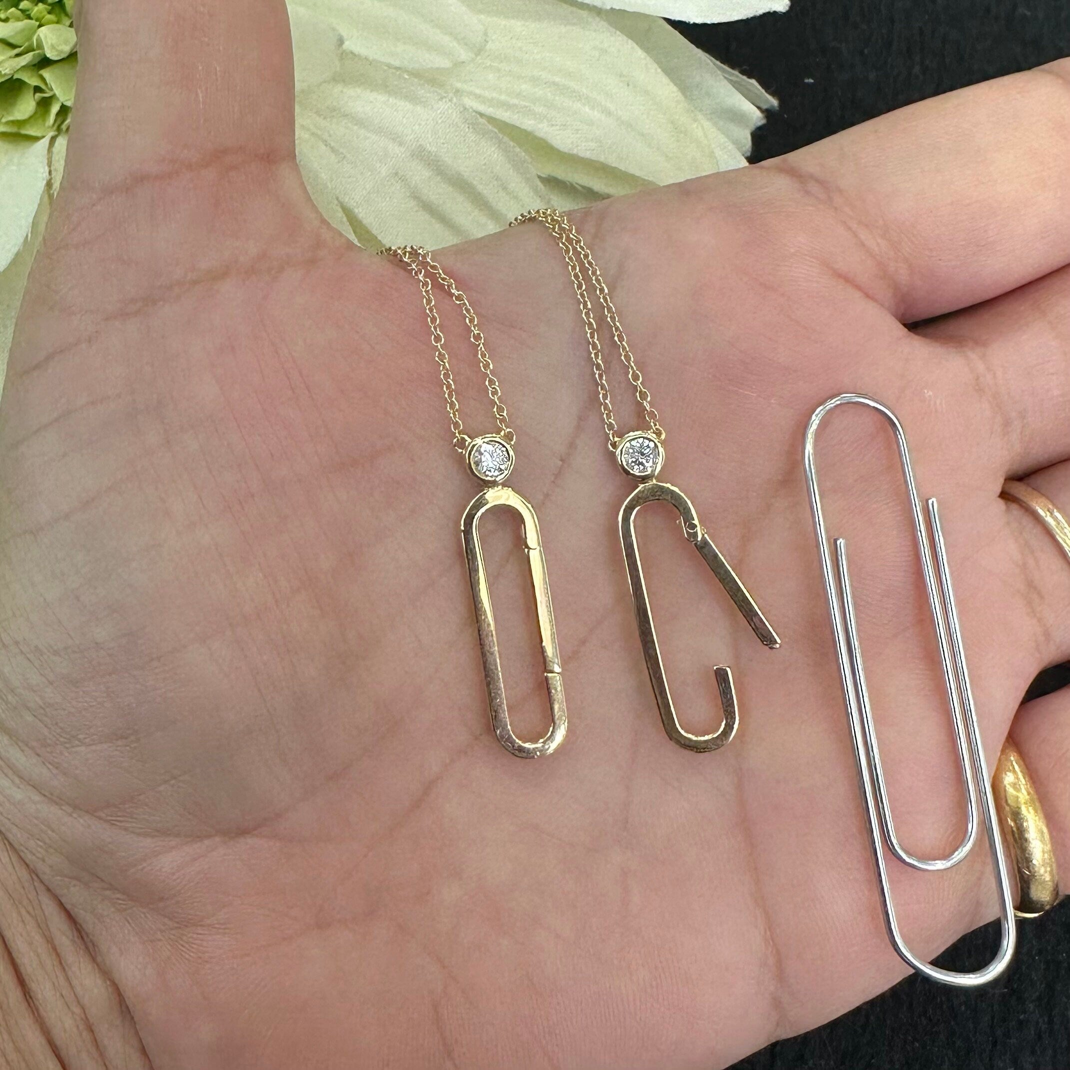 Charm Holder Pendant Necklace