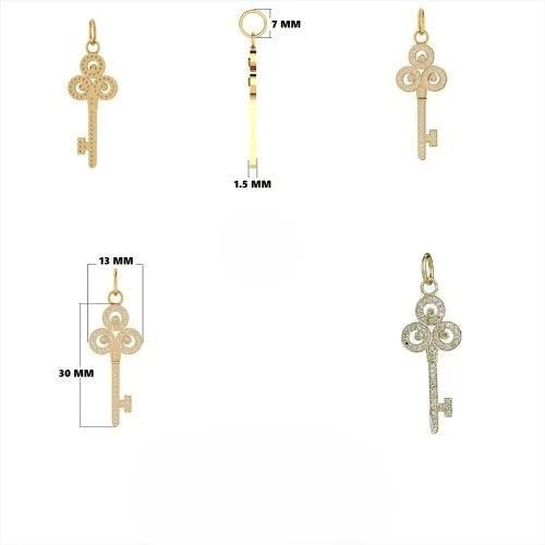 Dangling Key Pendant