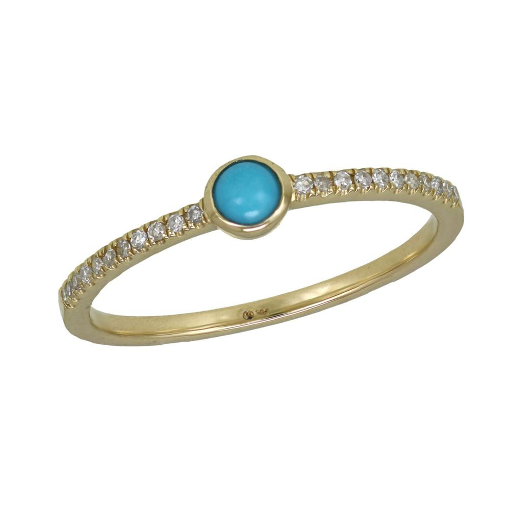 Diamond Turquoise Ring