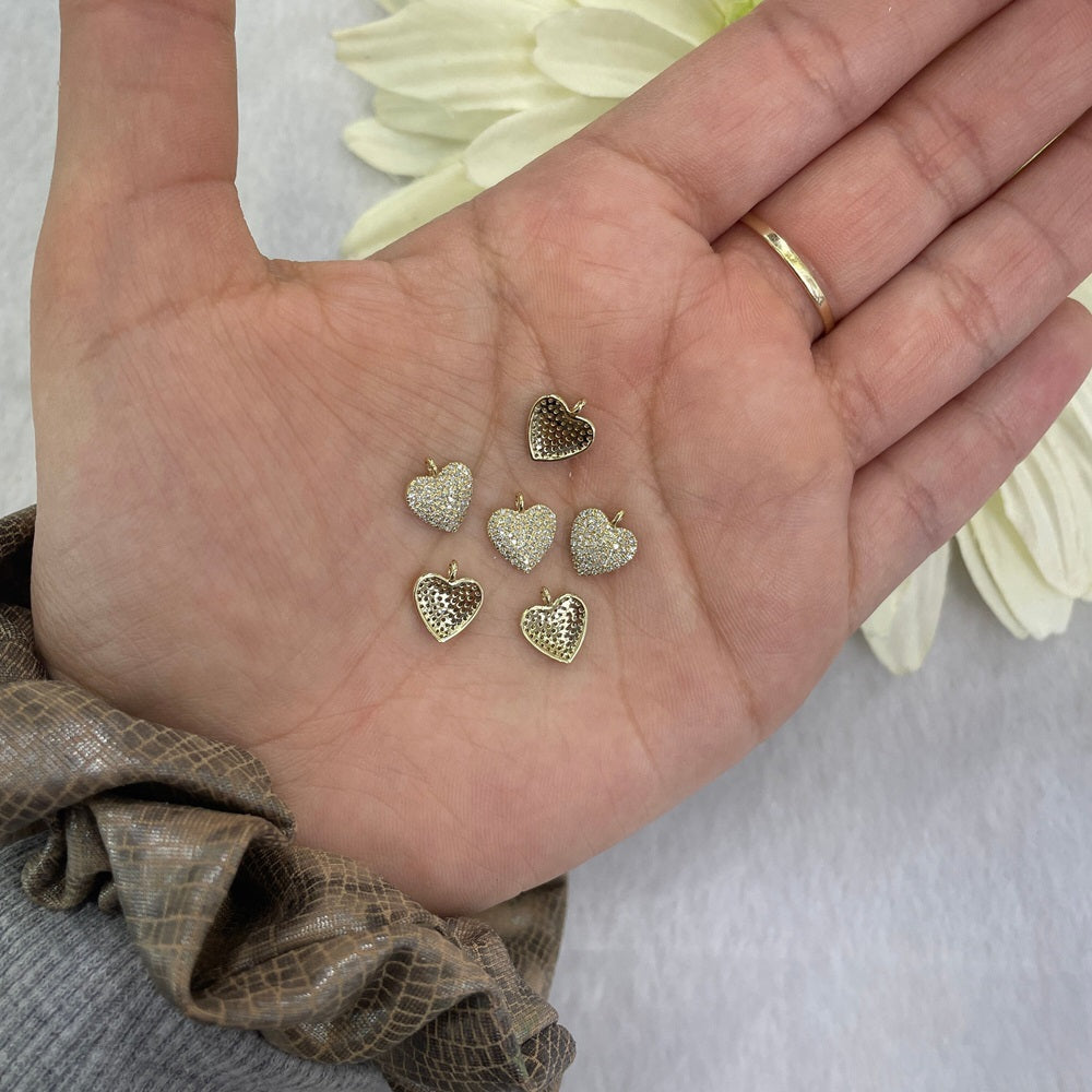 Diamond Heart Charm 5.50mm