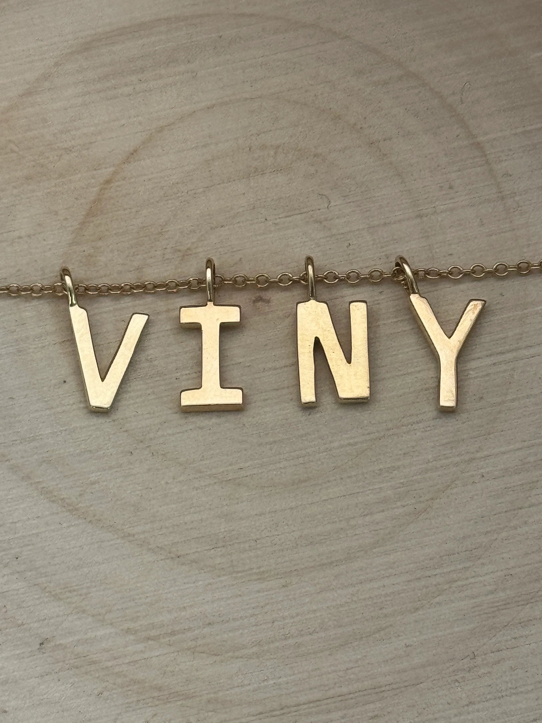 Gold Charm Letter G 8mm (JR 3mm)