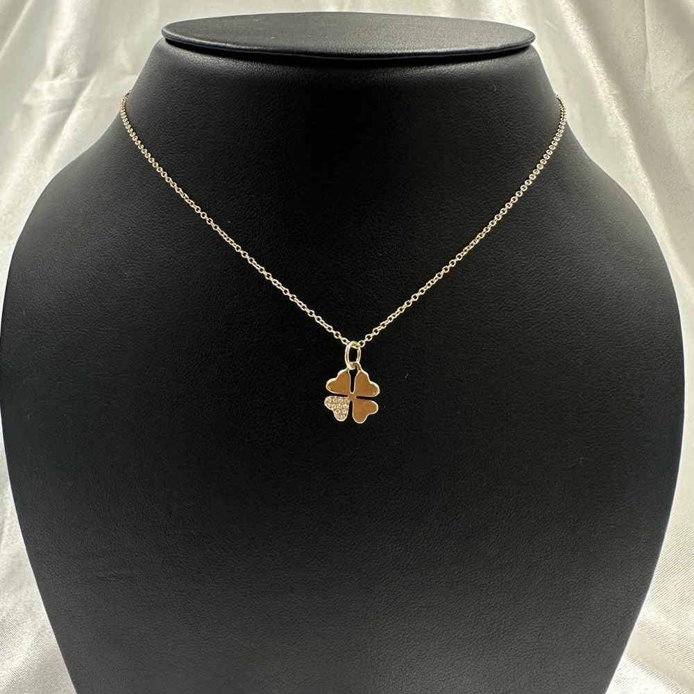 Diamond Clover Charm