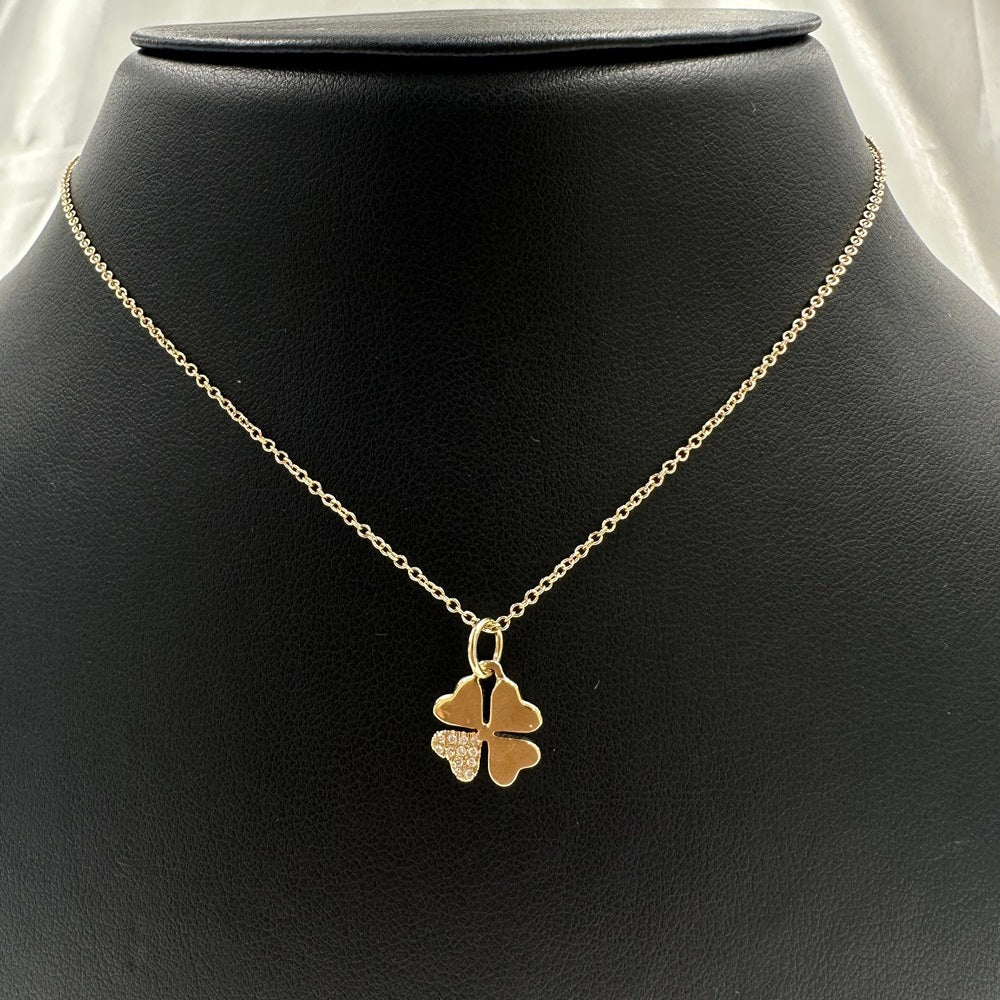 Diamond Clover Charm