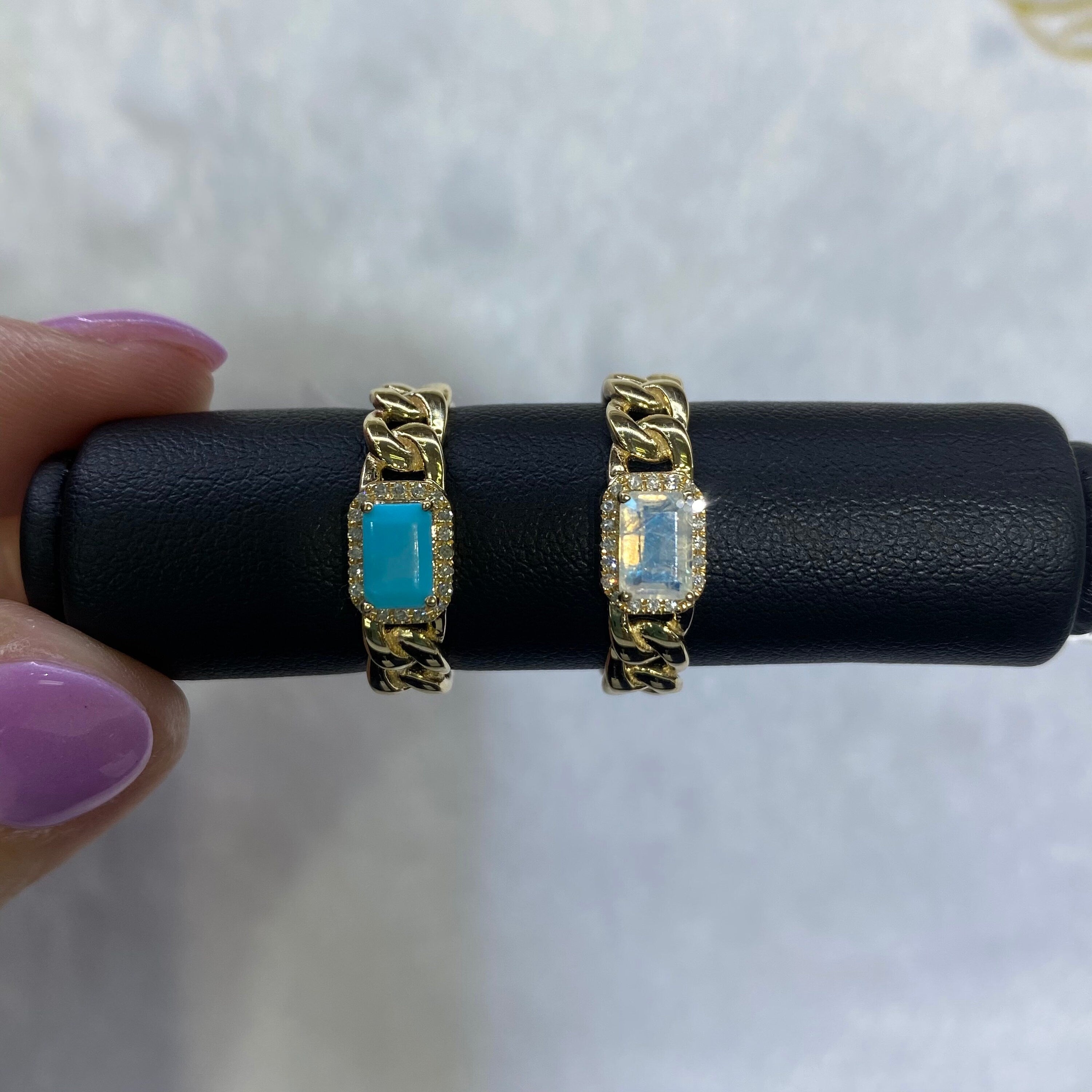 Diamond Turquoise Ring