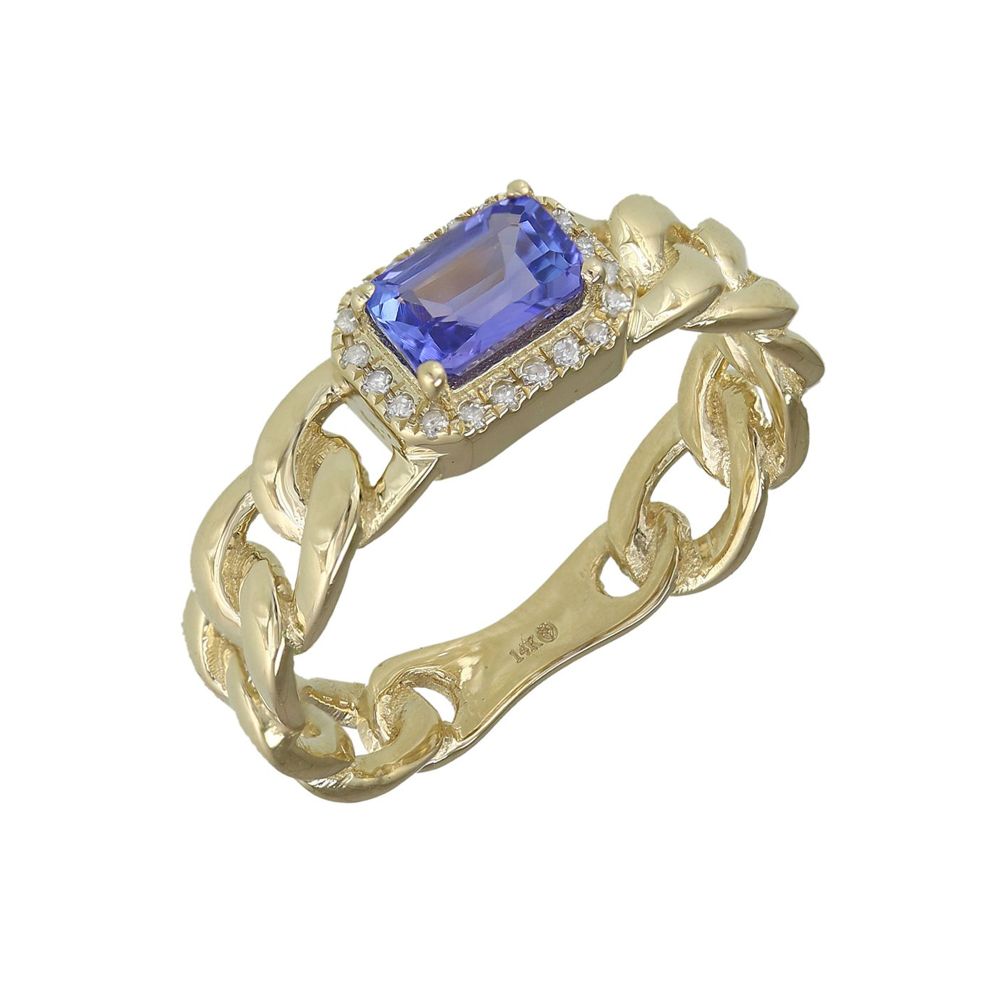 Diamond Tanzanite Ring