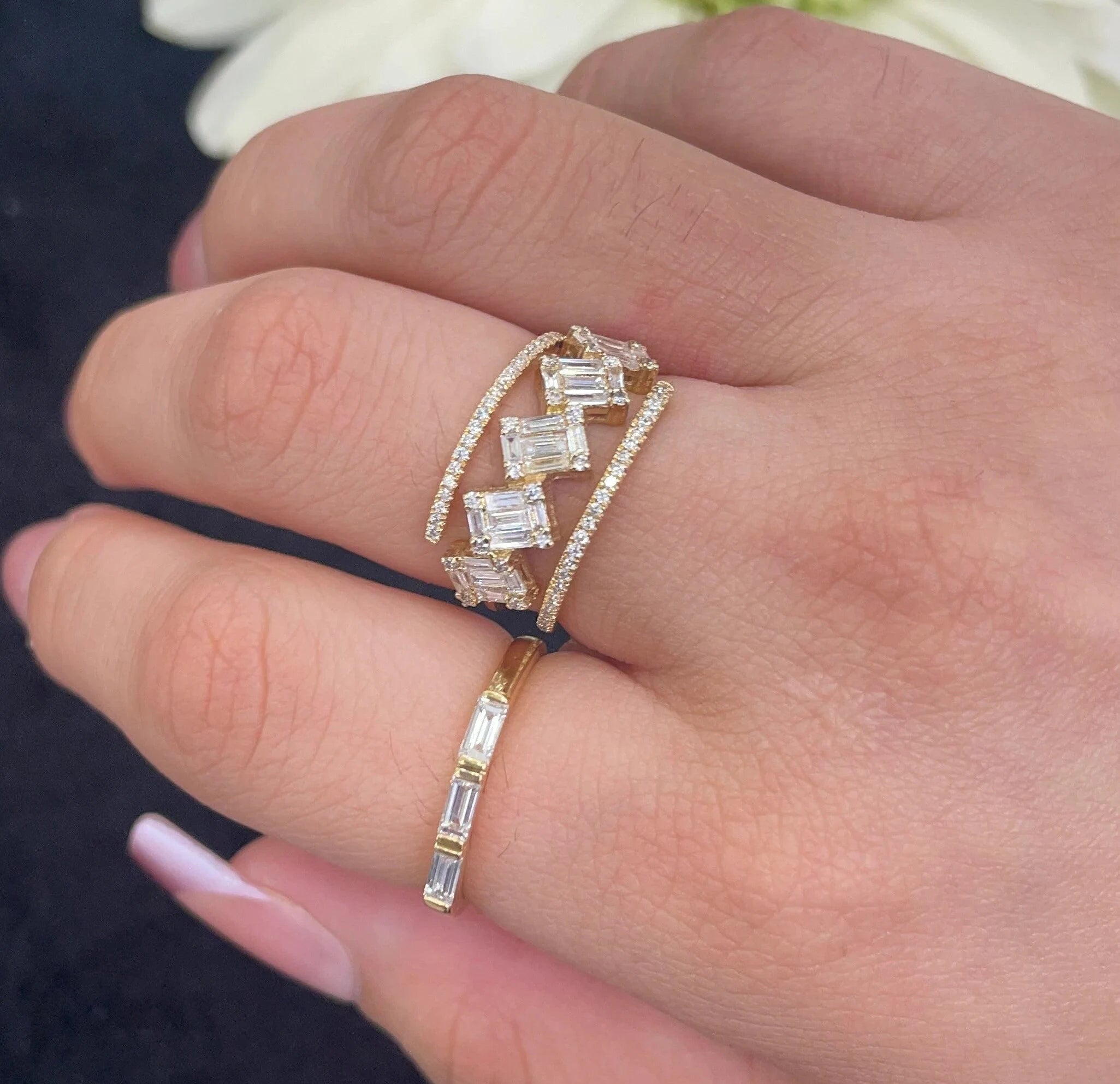 Diamond Baguette Ring