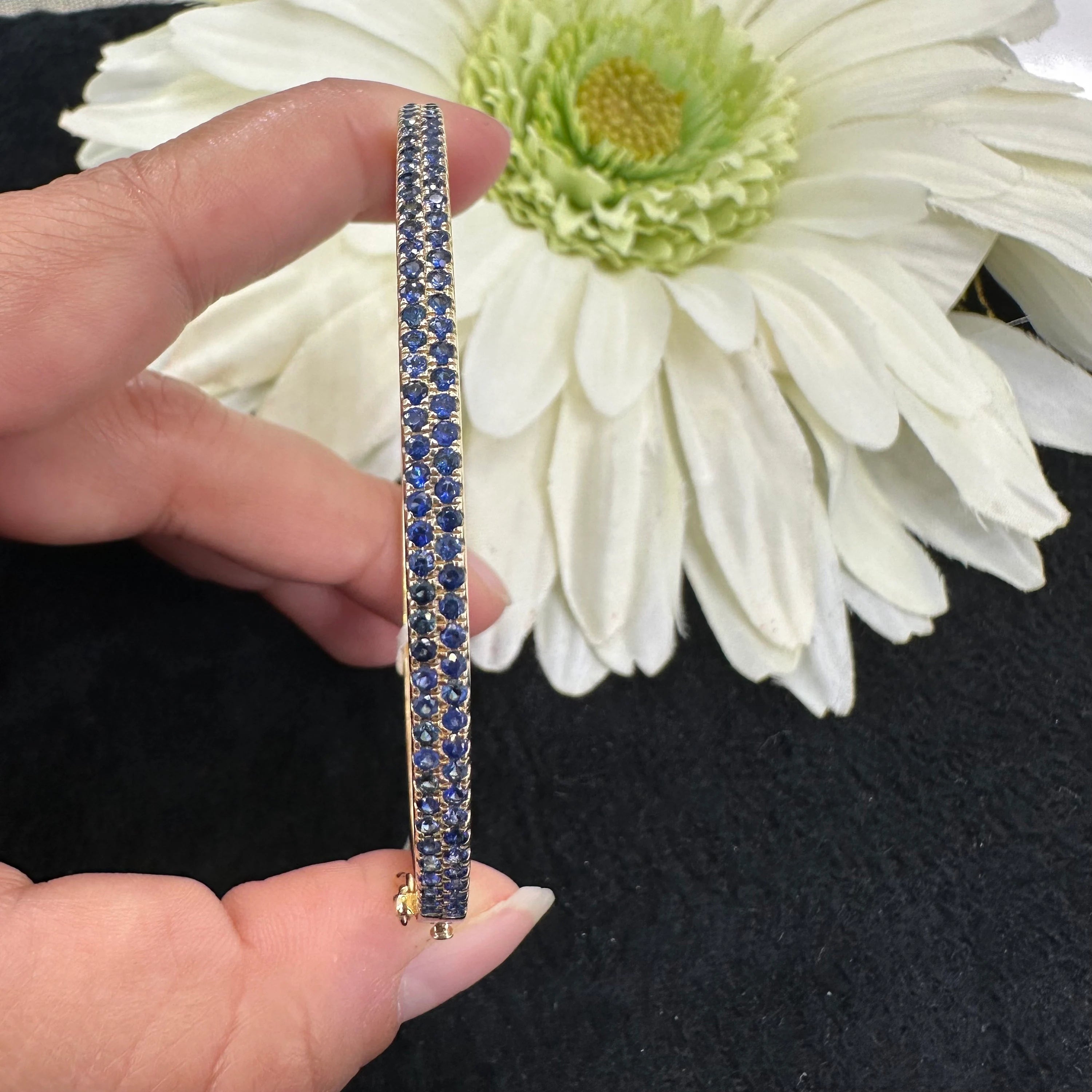 Blue Sapphire Bangle