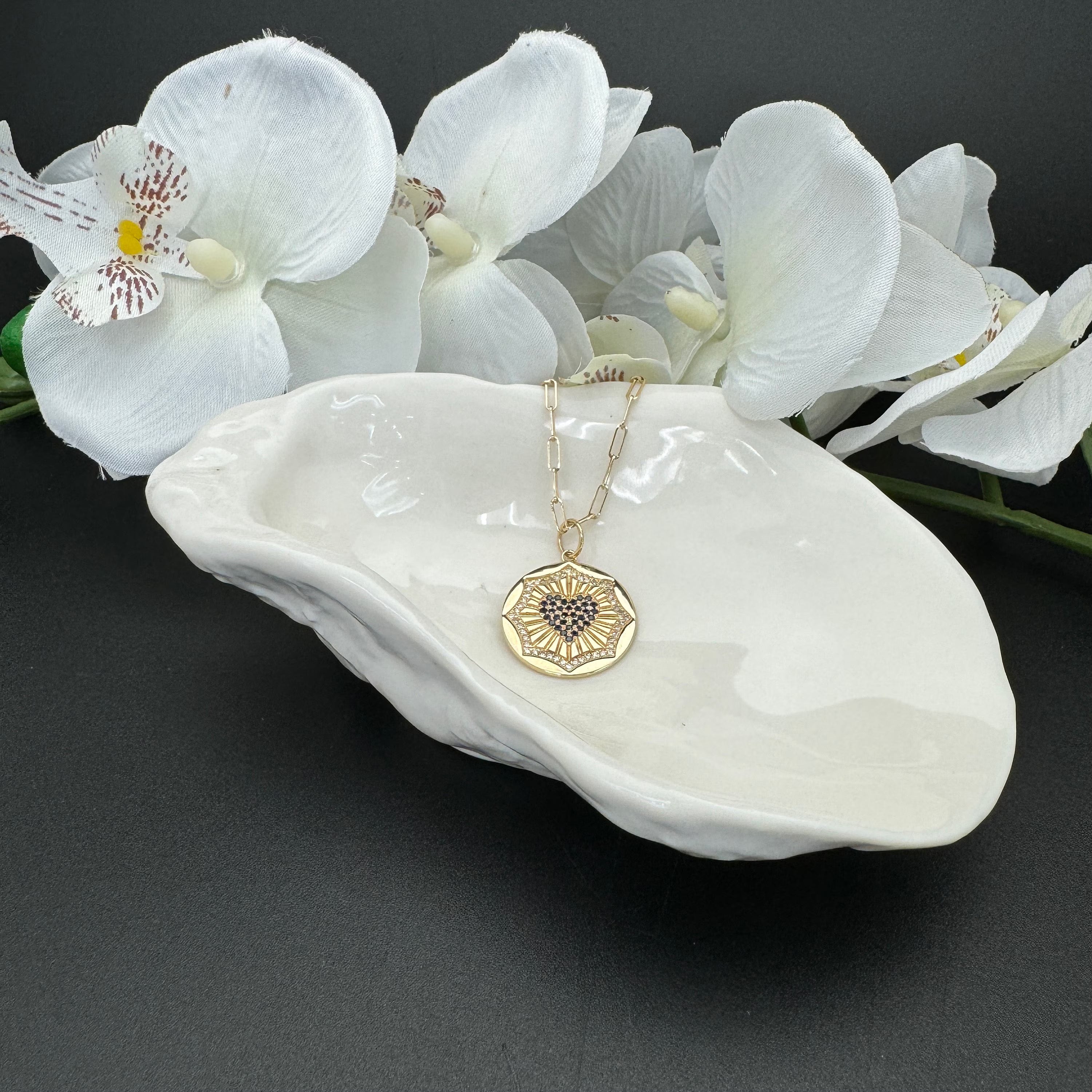 Blue Sapphire Heart Pendant