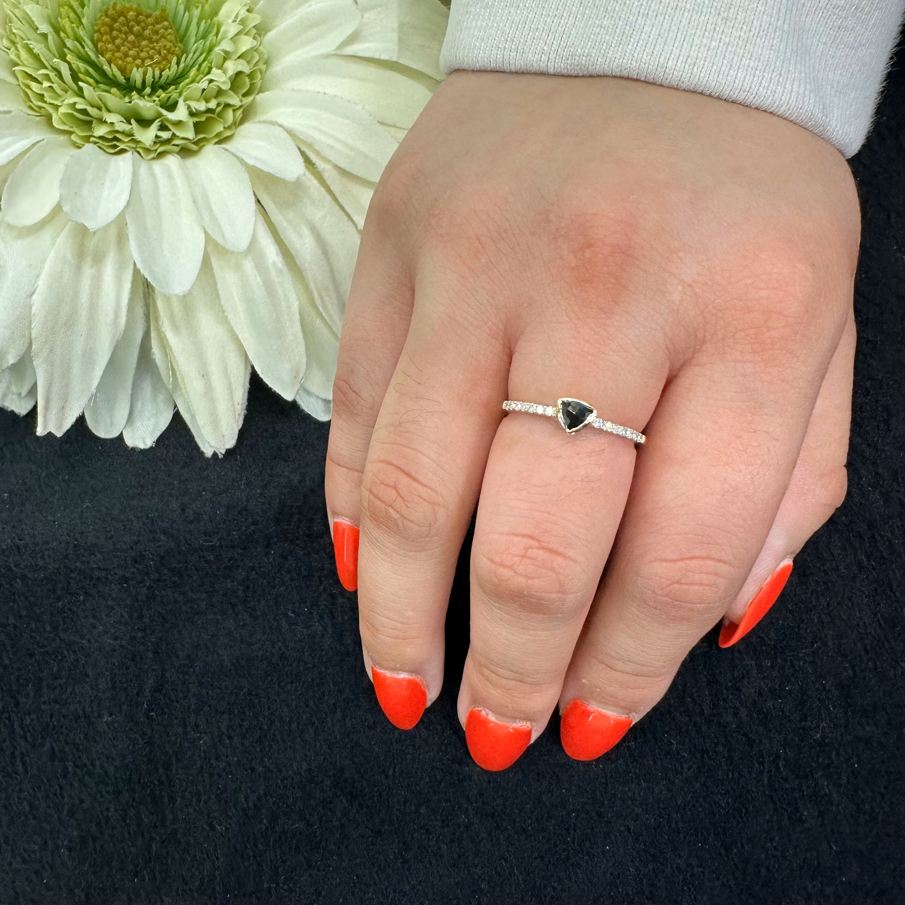 Diamond Black Onyx Ring