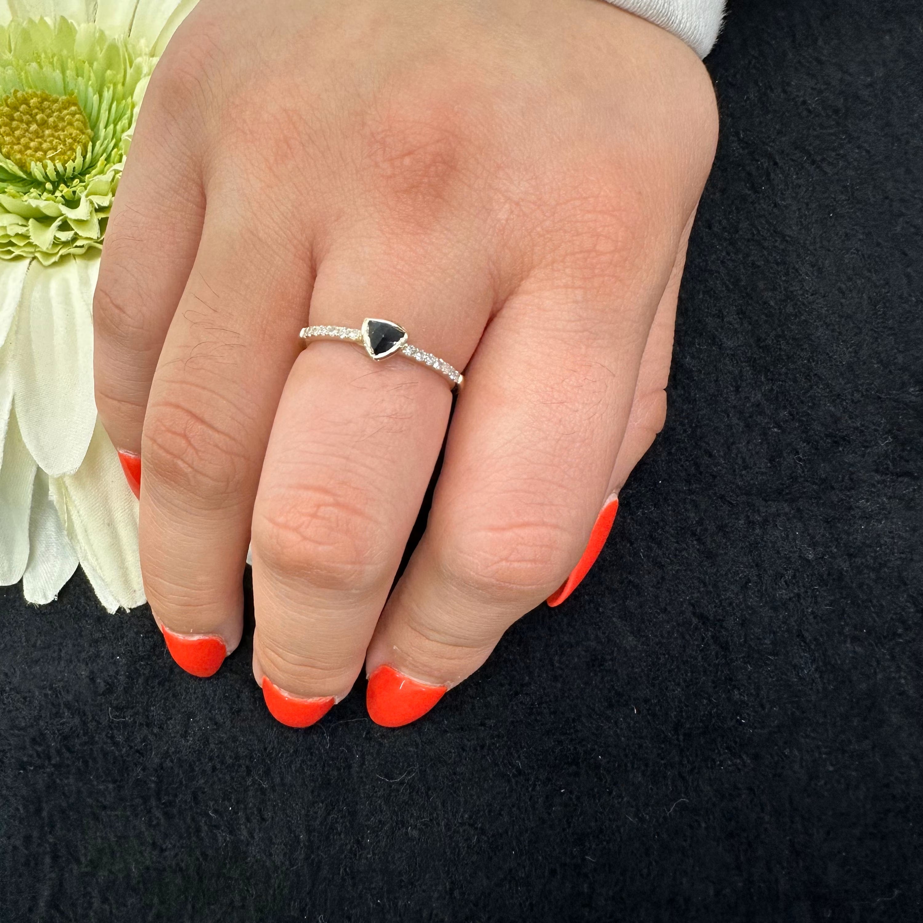 Diamond Black Onyx Ring