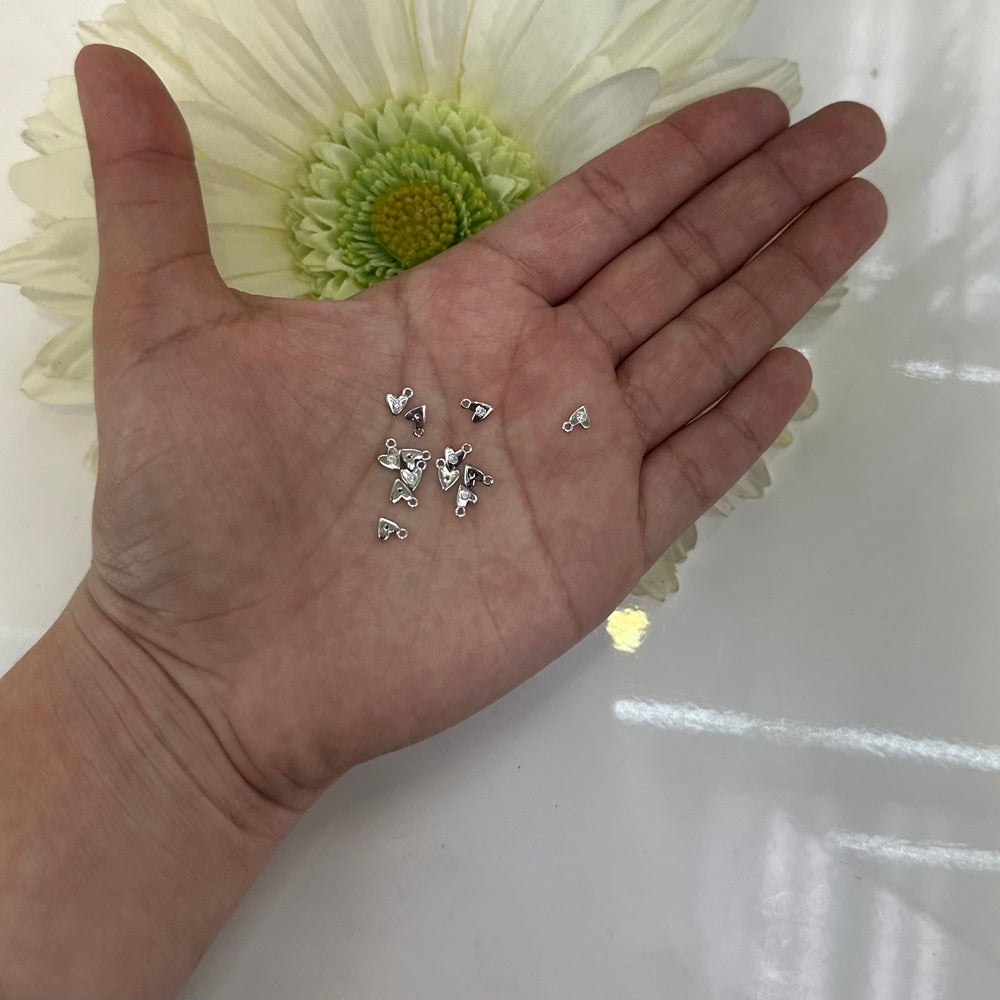 Diamond Heart Charm